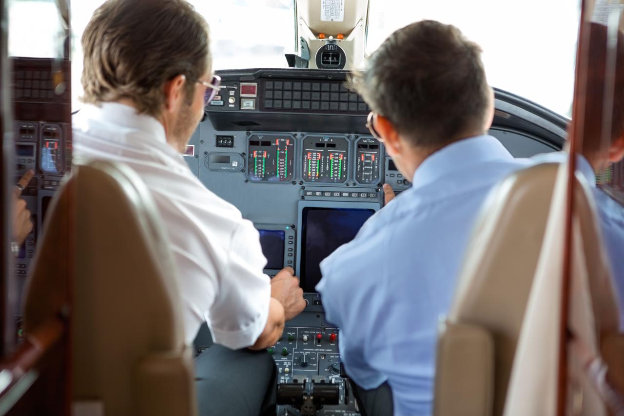 Maintenance Check Flight Jets