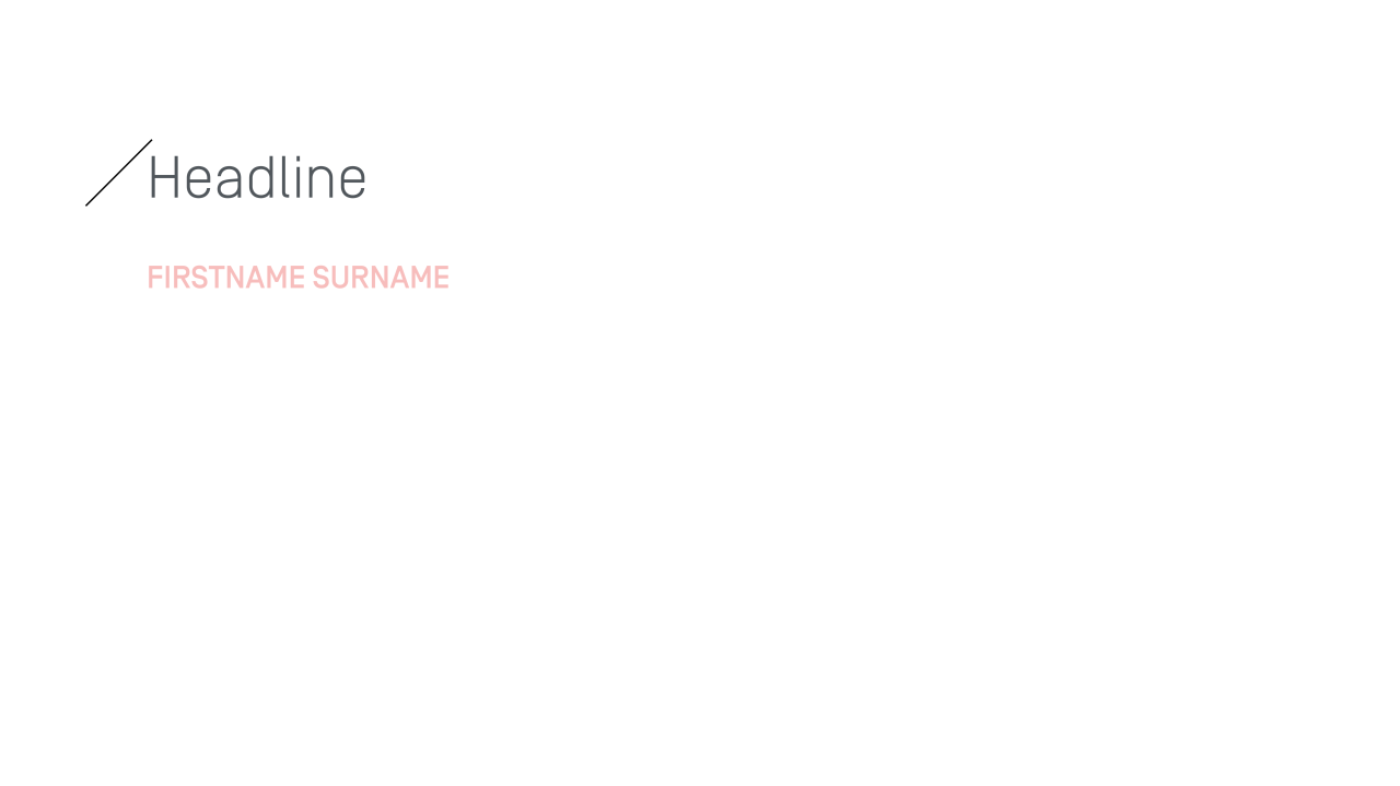 Subline Typografie