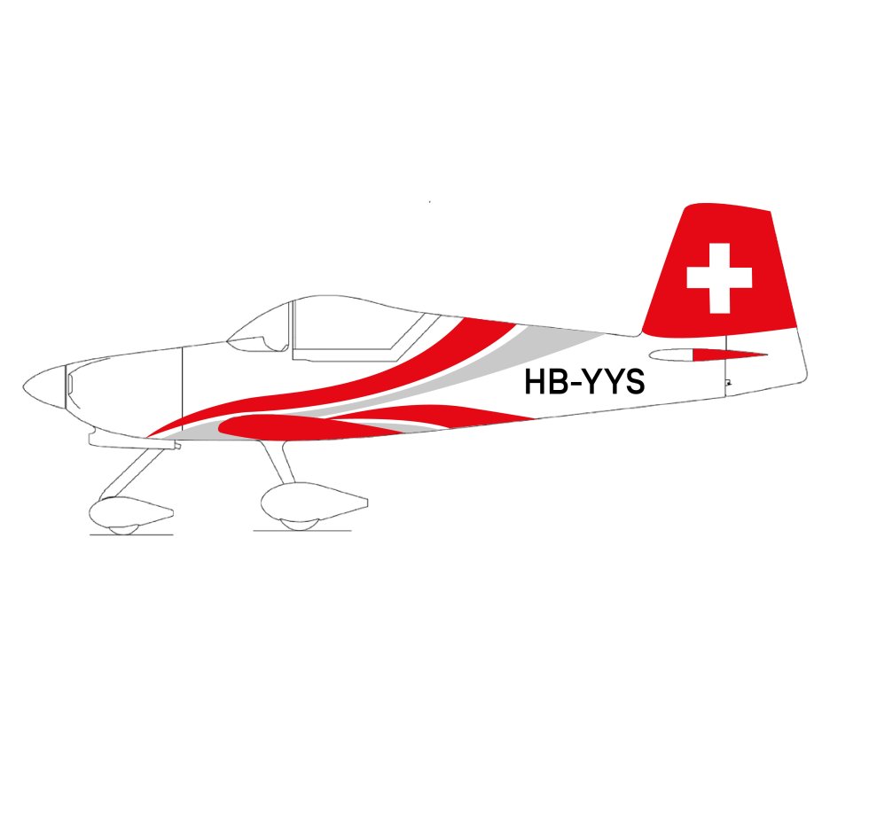 Gewinnerdesign des Young Spirit Wettbewerbs für die RV-7A von Janis A.